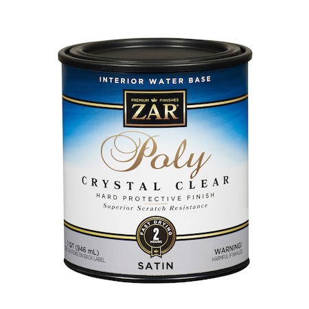 Aqua Zar ZAR Aqua Satin Clear Water-Based Polyurethane 1 qt 32512